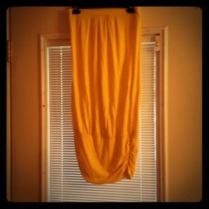 Scrunch top tube dress